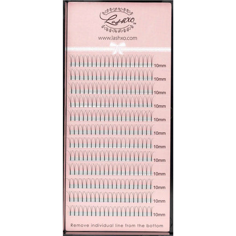 Natural - 3D Long Stem Premade Fan For Volumne Extension 0.07