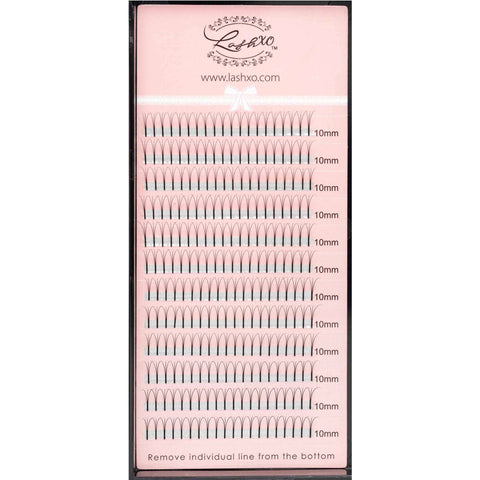 Natural - 3D Long Stem Premade Fan For Volumne Extension 0.10